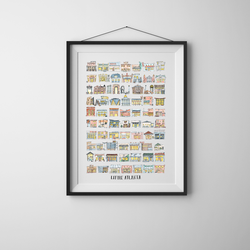 Little Atlanta - Signed Poster Print