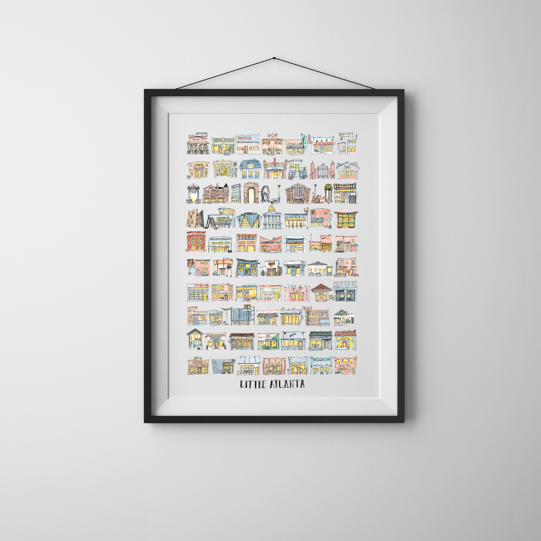 Little Atlanta - Signed Poster Print