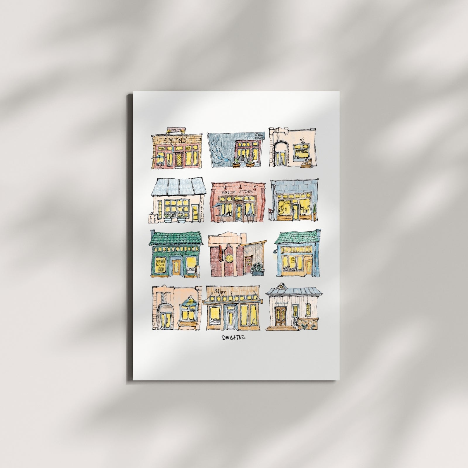 Decatur in Color - 8x10" Signed Print