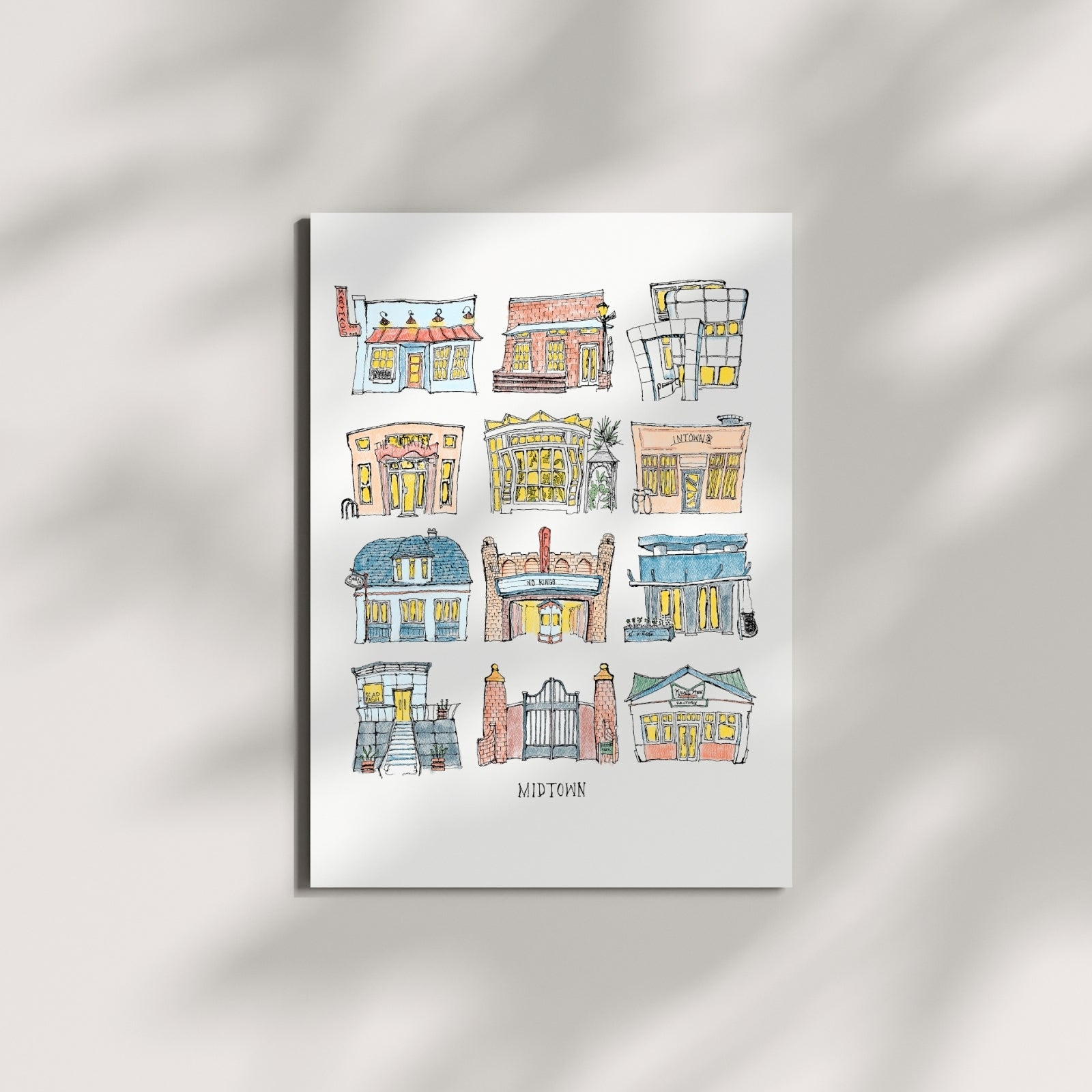 Midtown in Color - 8x10" Signed Print