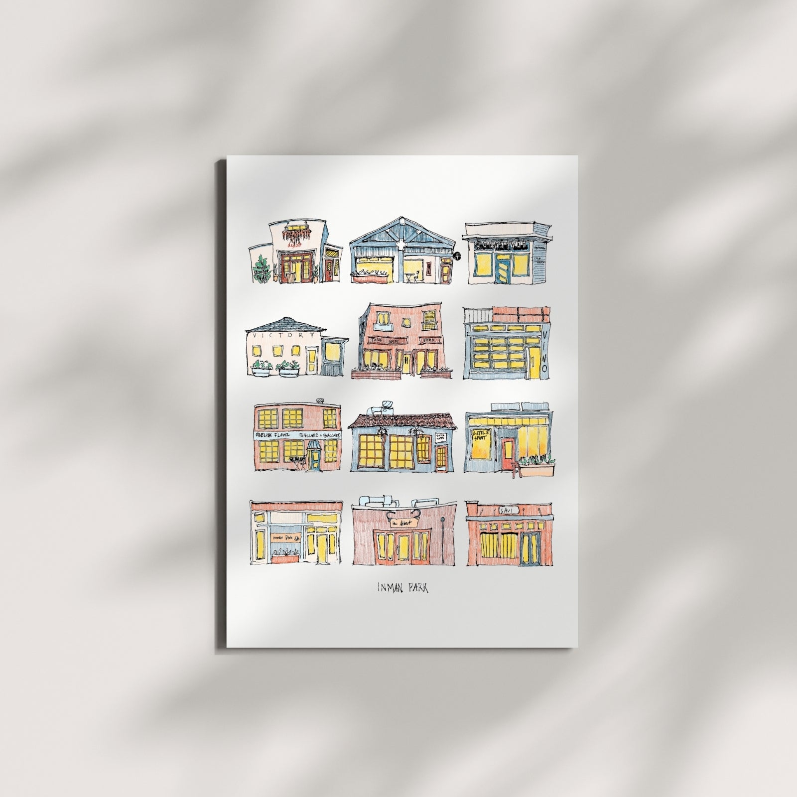 Inman Park in Color - 8x10" Signed Print