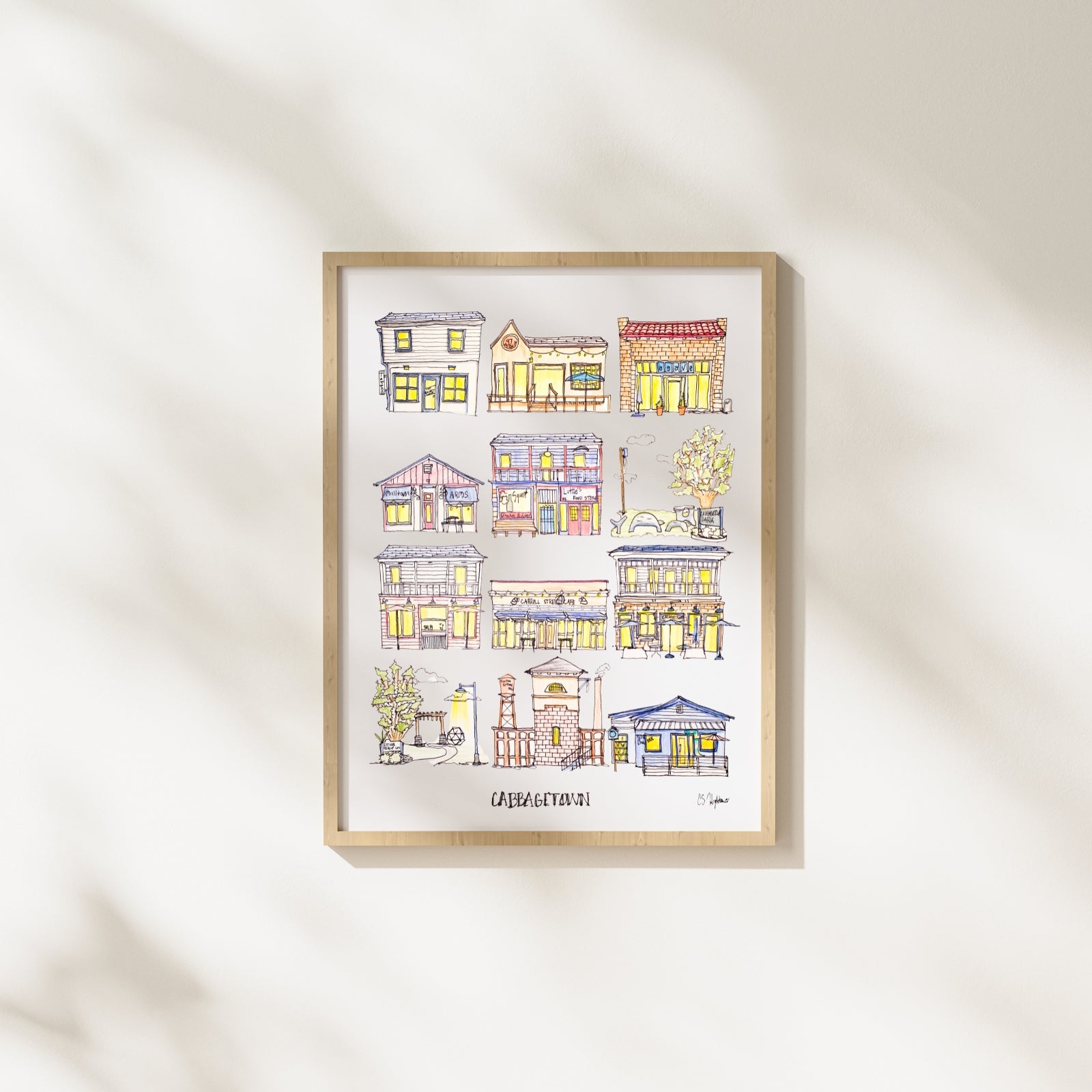 Cabbagetown in Color - 8x10" Signed Print
