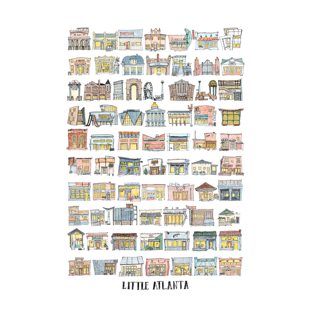 Little Atlanta - Signed Poster Print