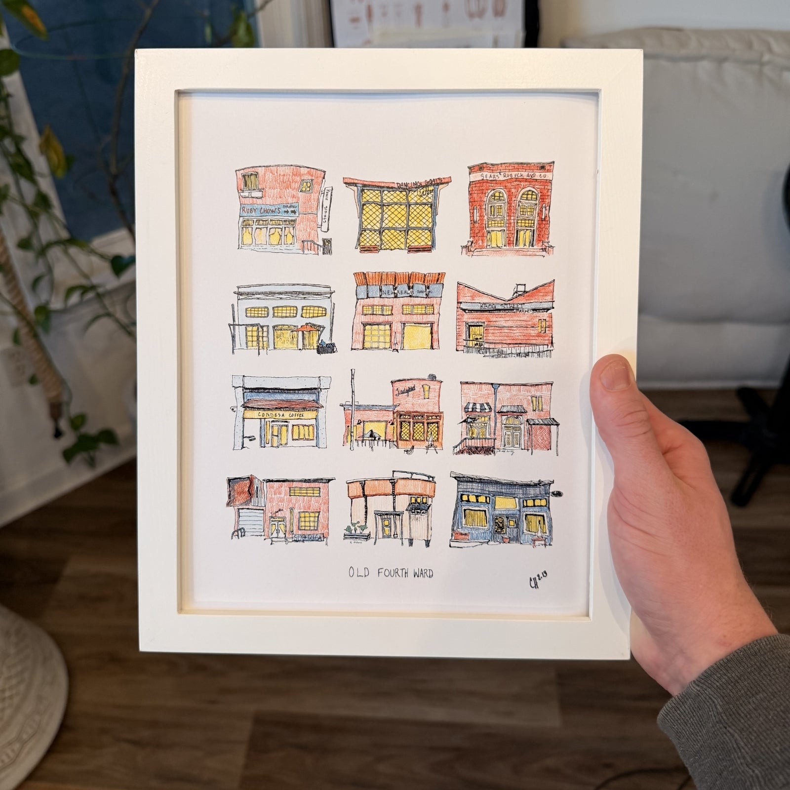 Old Fourth Ward in Color - 8x10" Signed Print