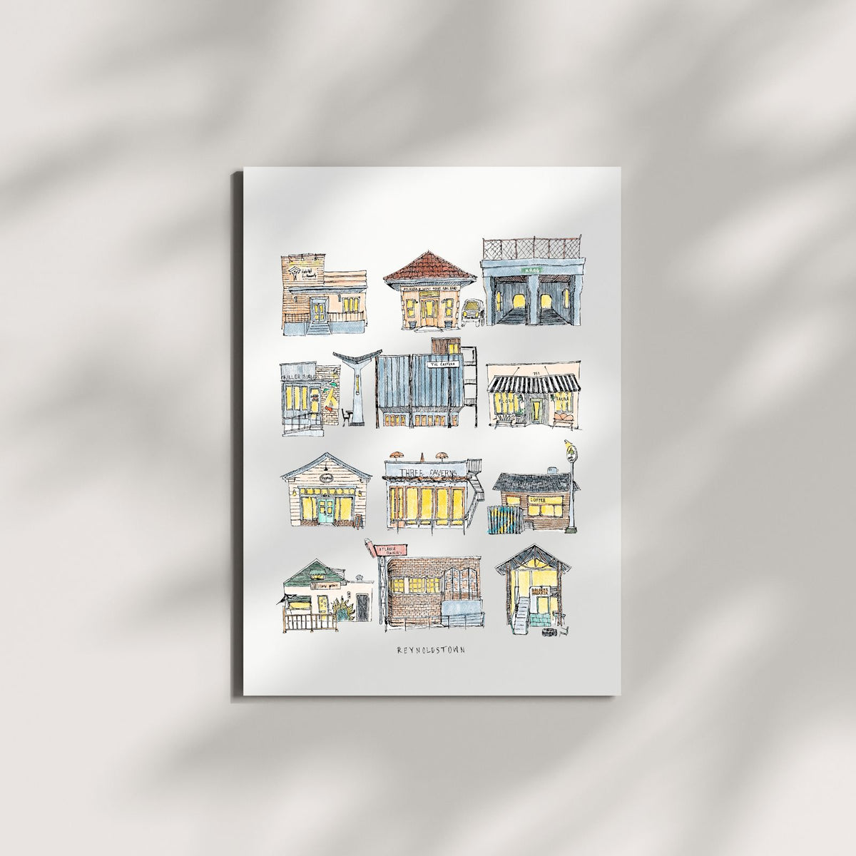 Reynoldstown in Color - 8x10" Signed Print