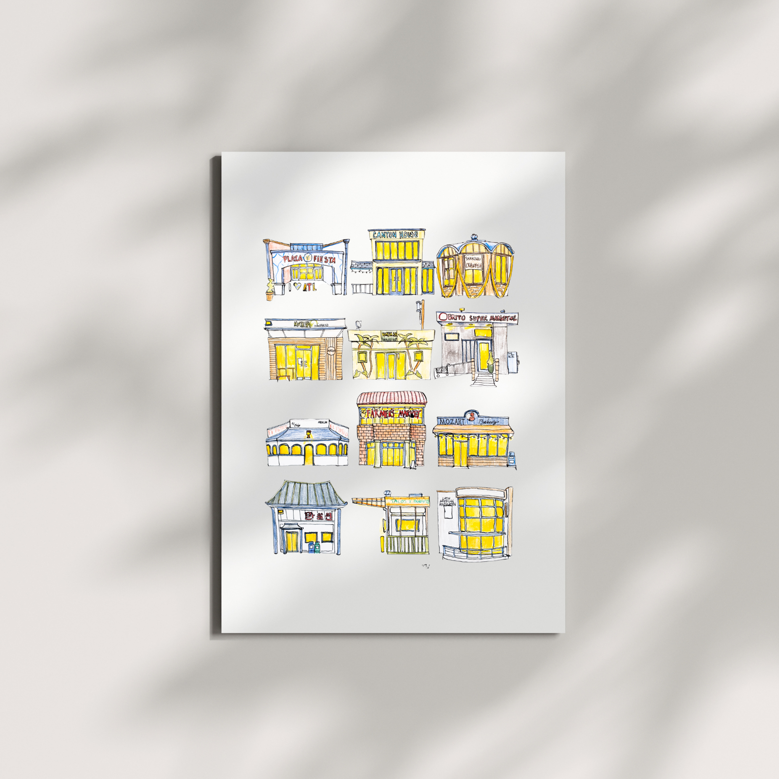 Buford Highway - 8x10" Signed Print