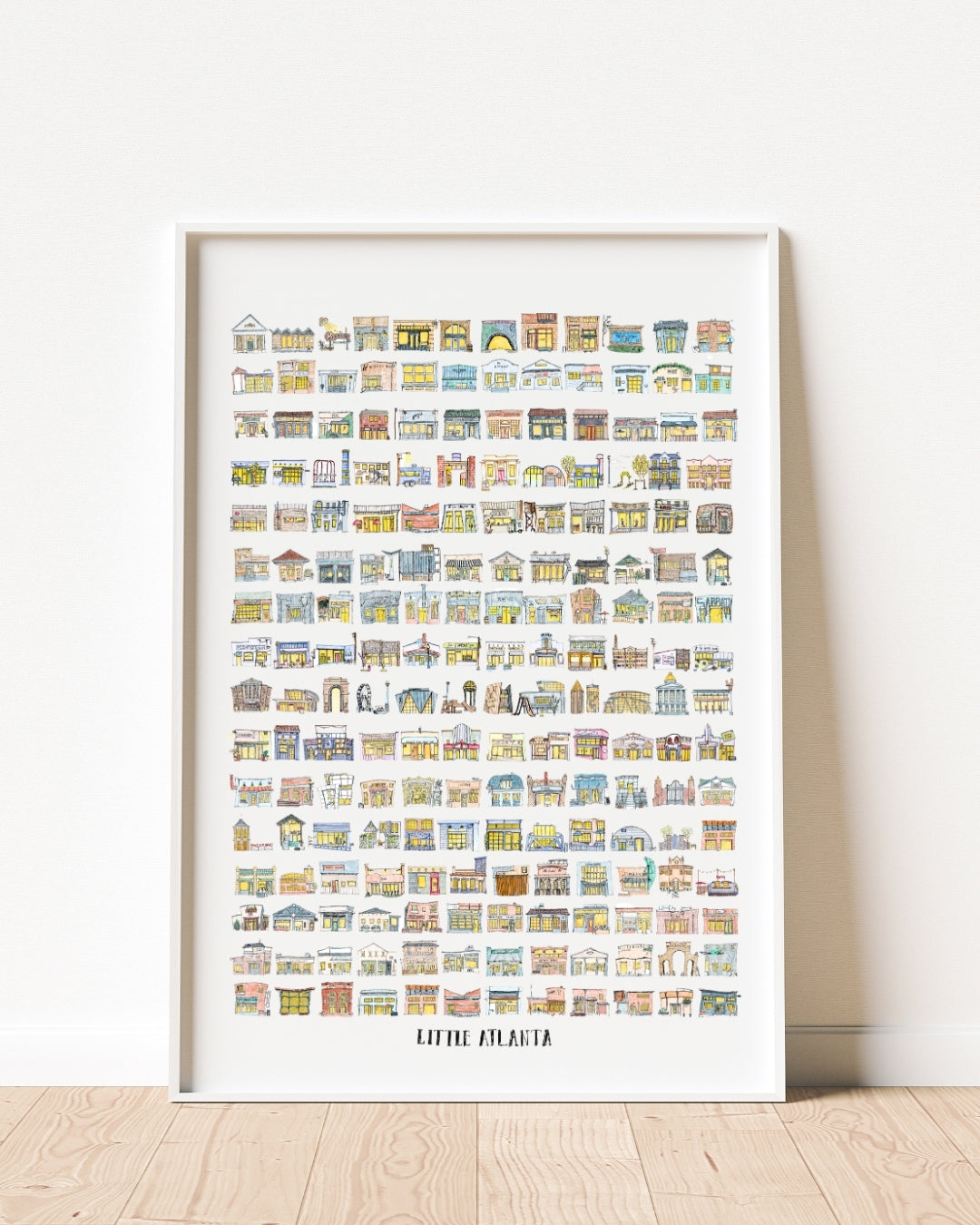 Big Little Atlanta - 36x48" Poster