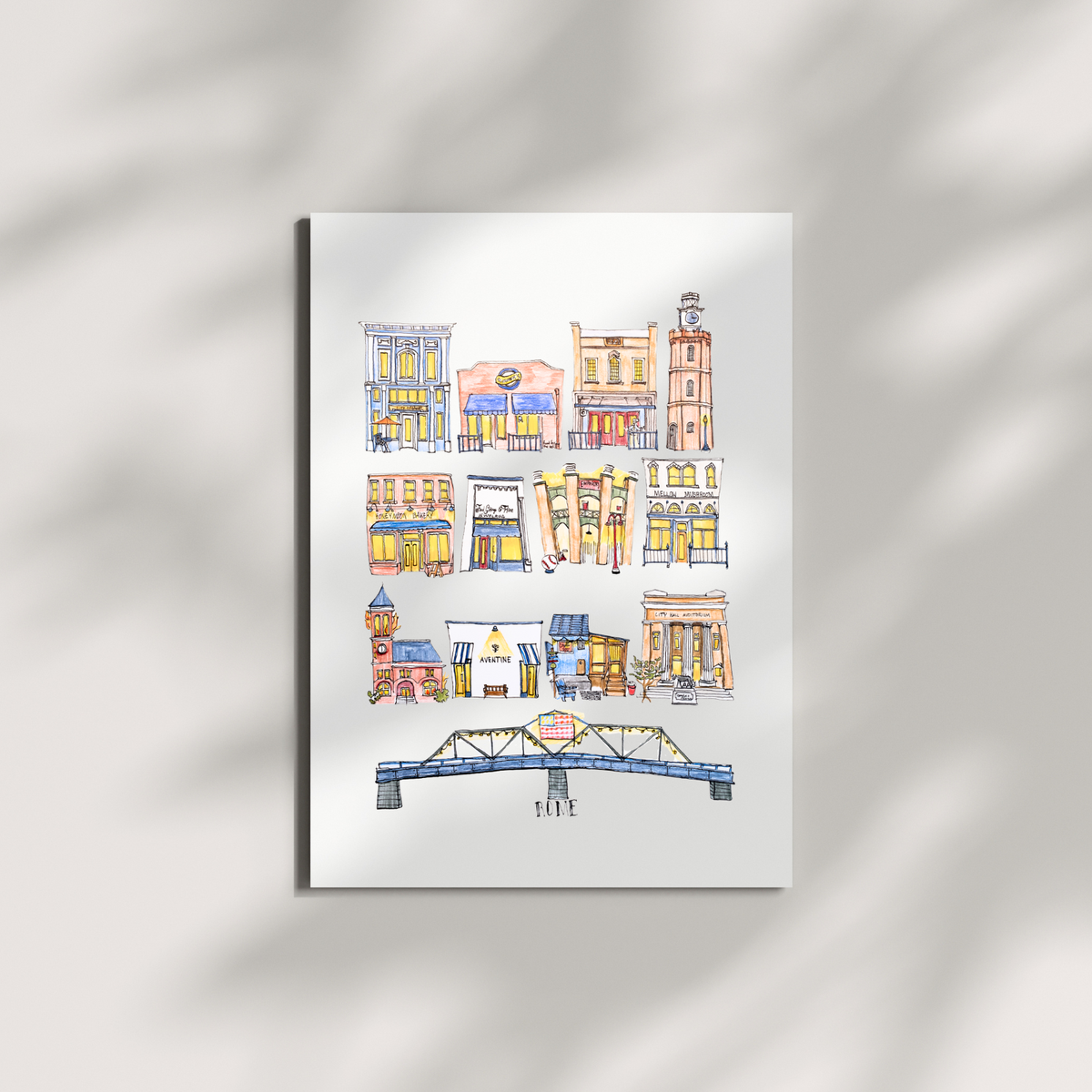 Rome in Color - 8x10" Signed Print