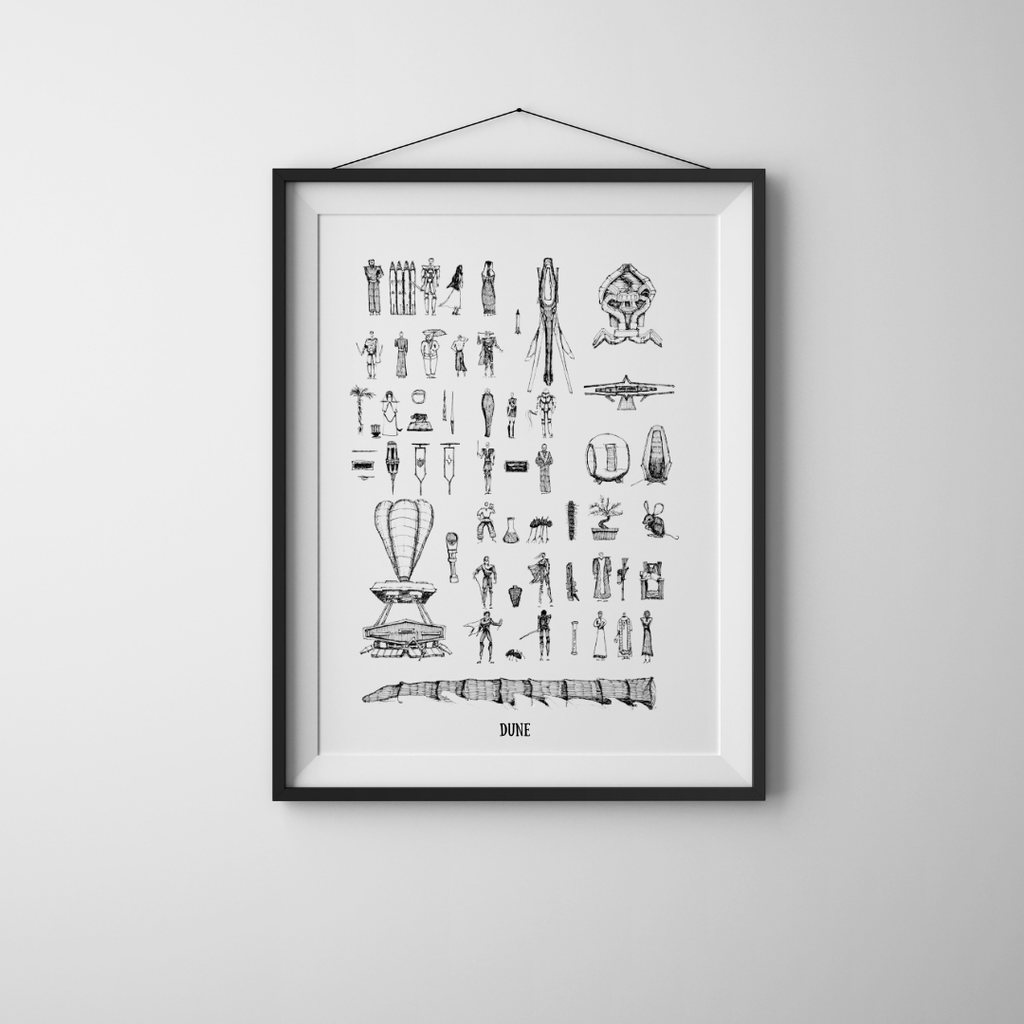 Dune MiniFig - 11x14" Signed Print