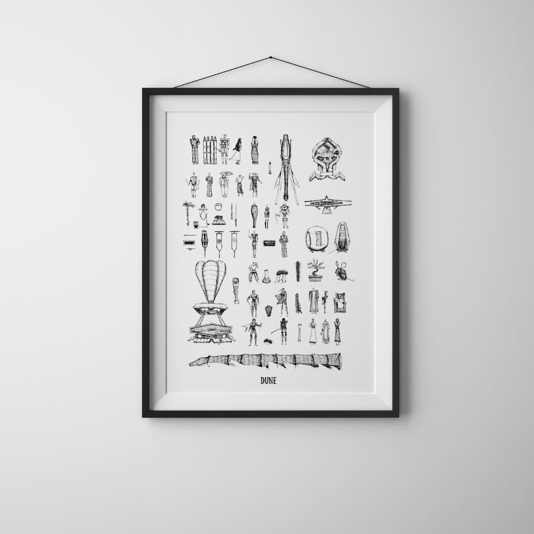 Dune MiniFig - 11x14" Signed Print