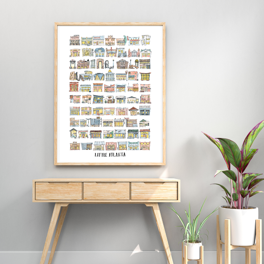 Little Atlanta - Signed Poster Print