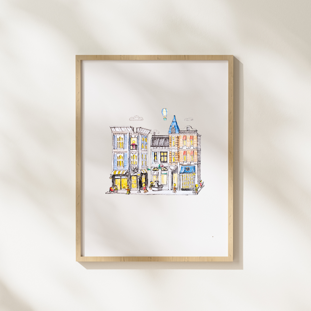 Lego Modulars - Mix & Match Set - 8 x 10" Signed Prints