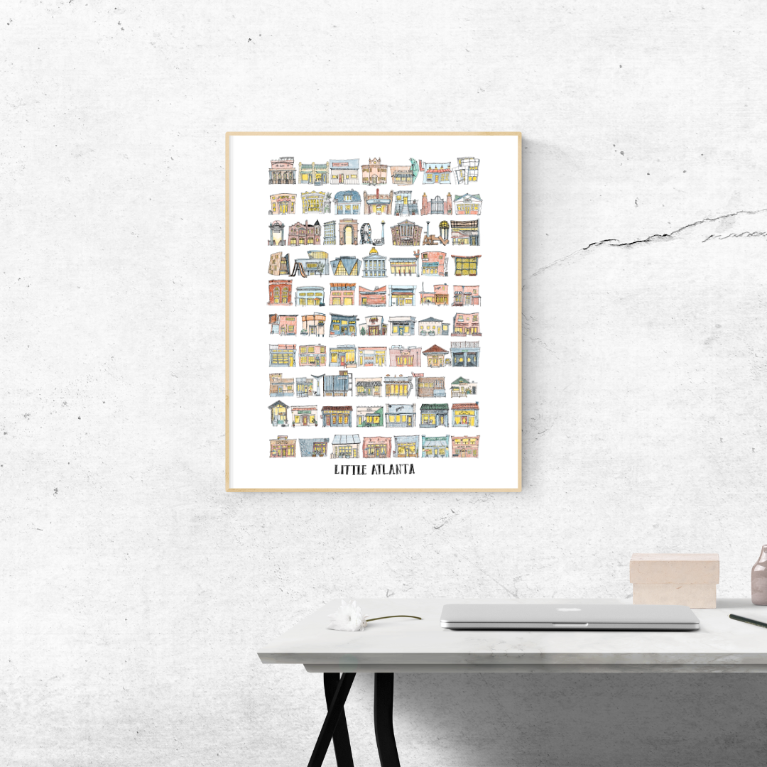 Little Atlanta - Signed Poster Print
