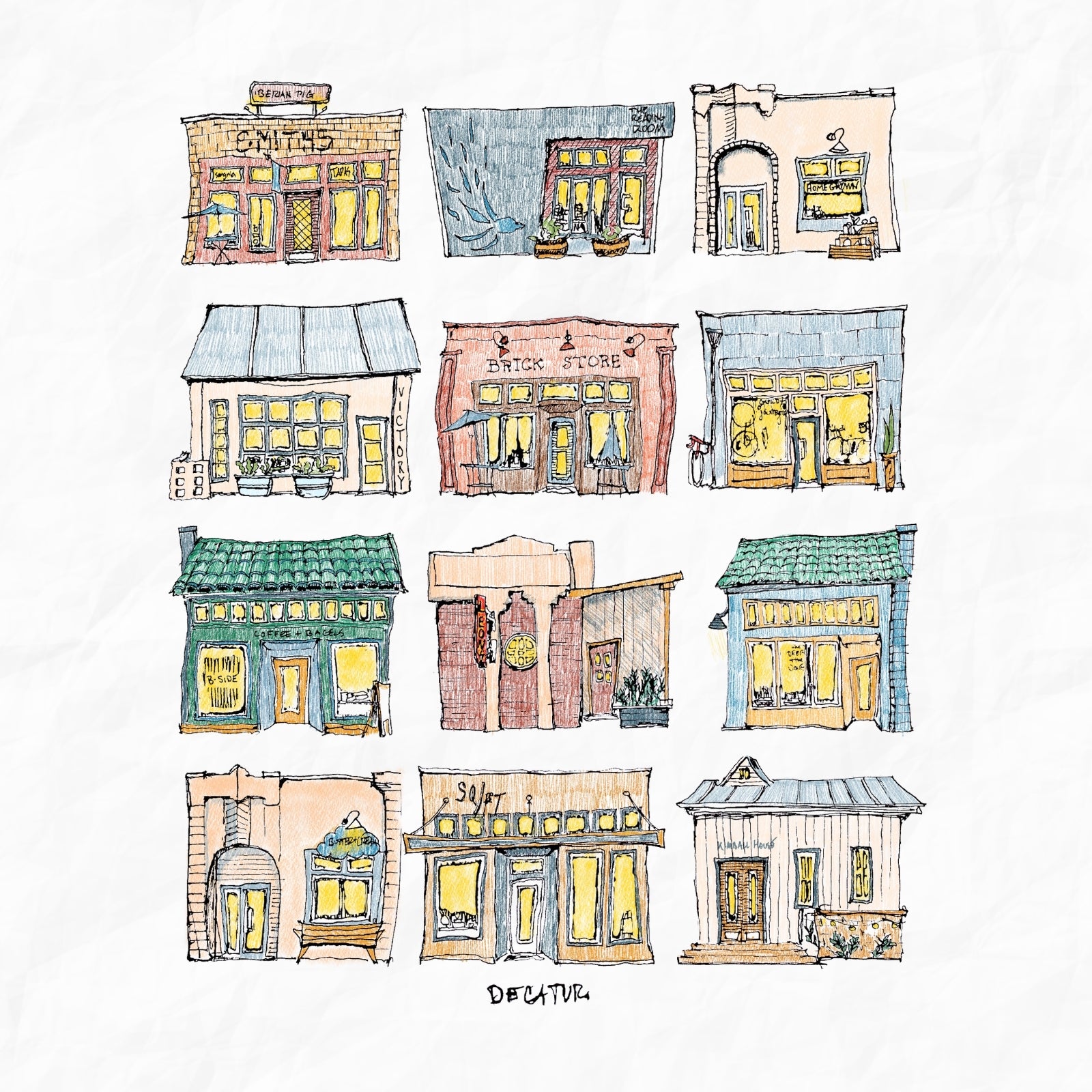 Decatur in Color - 8x10" Signed Print