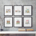 Lego Modulars - Mix & Match Set - 8 x 10" Signed Prints