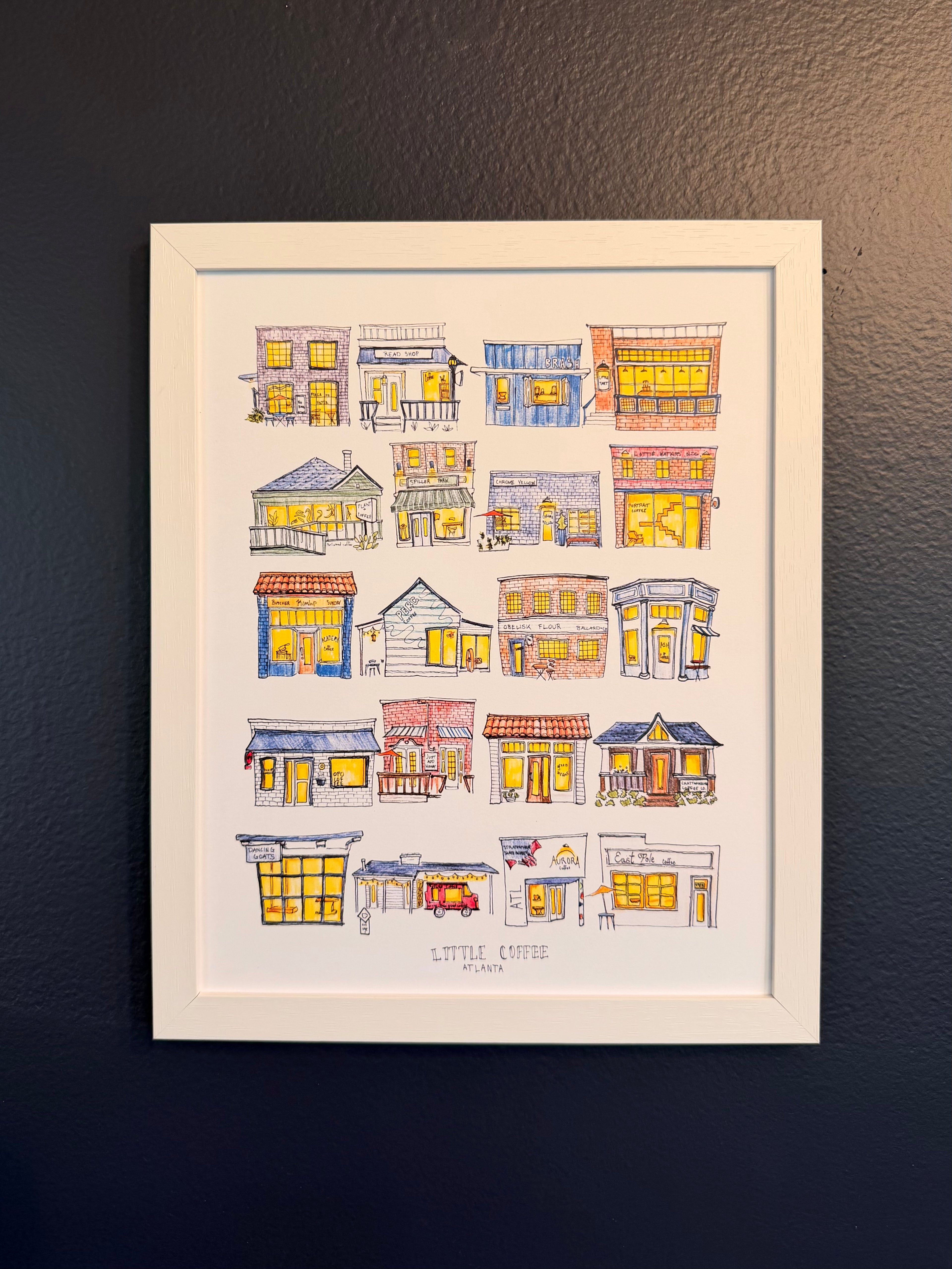 Atlanta Coffee - 8x10" Signed Print