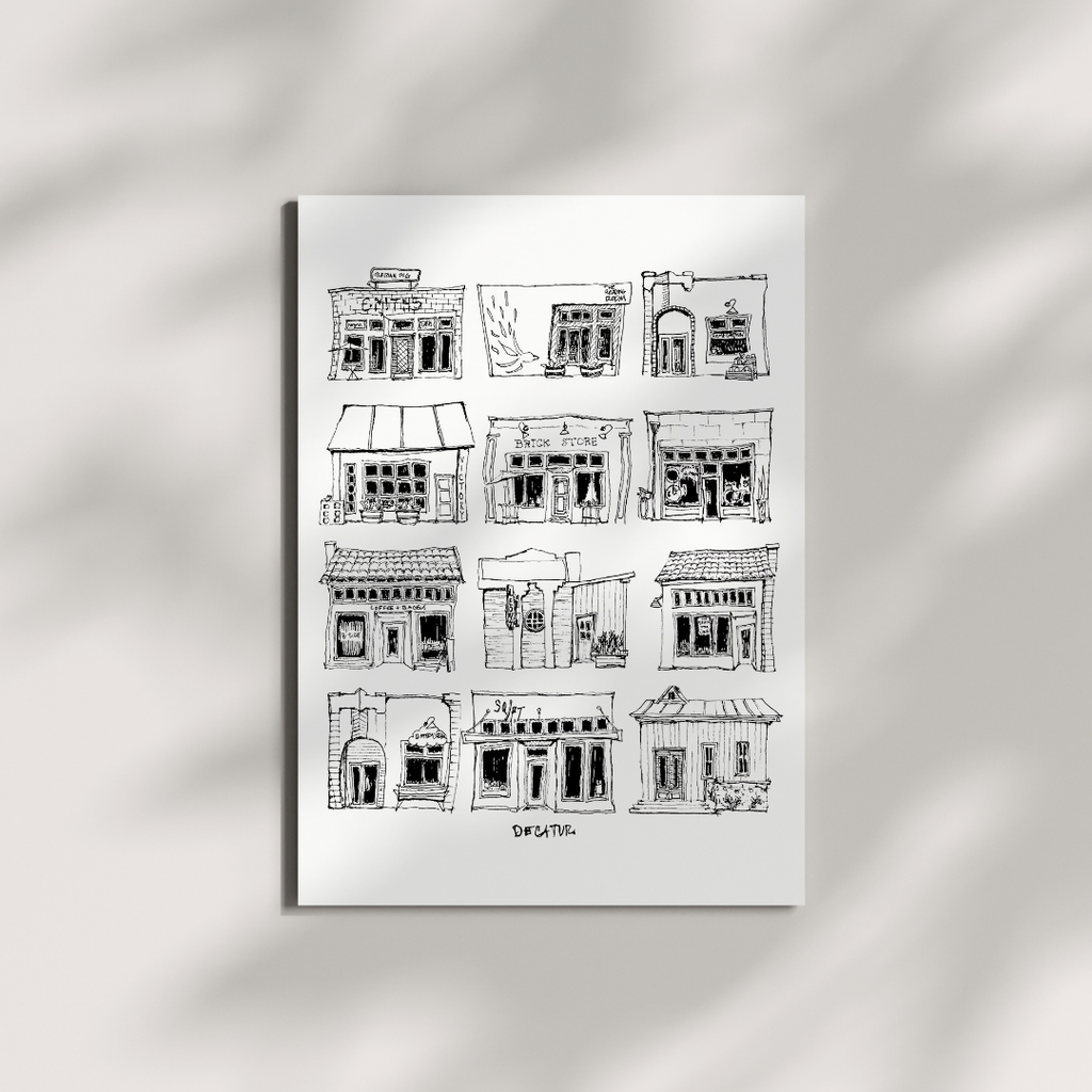The Atlanta Series - Decatur - 8x10" Print