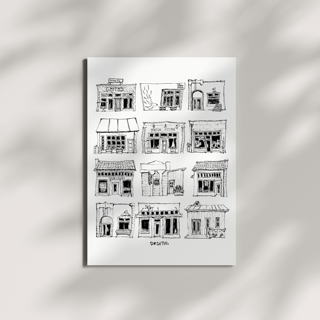 The Atlanta Series - Decatur - 8x10" Print