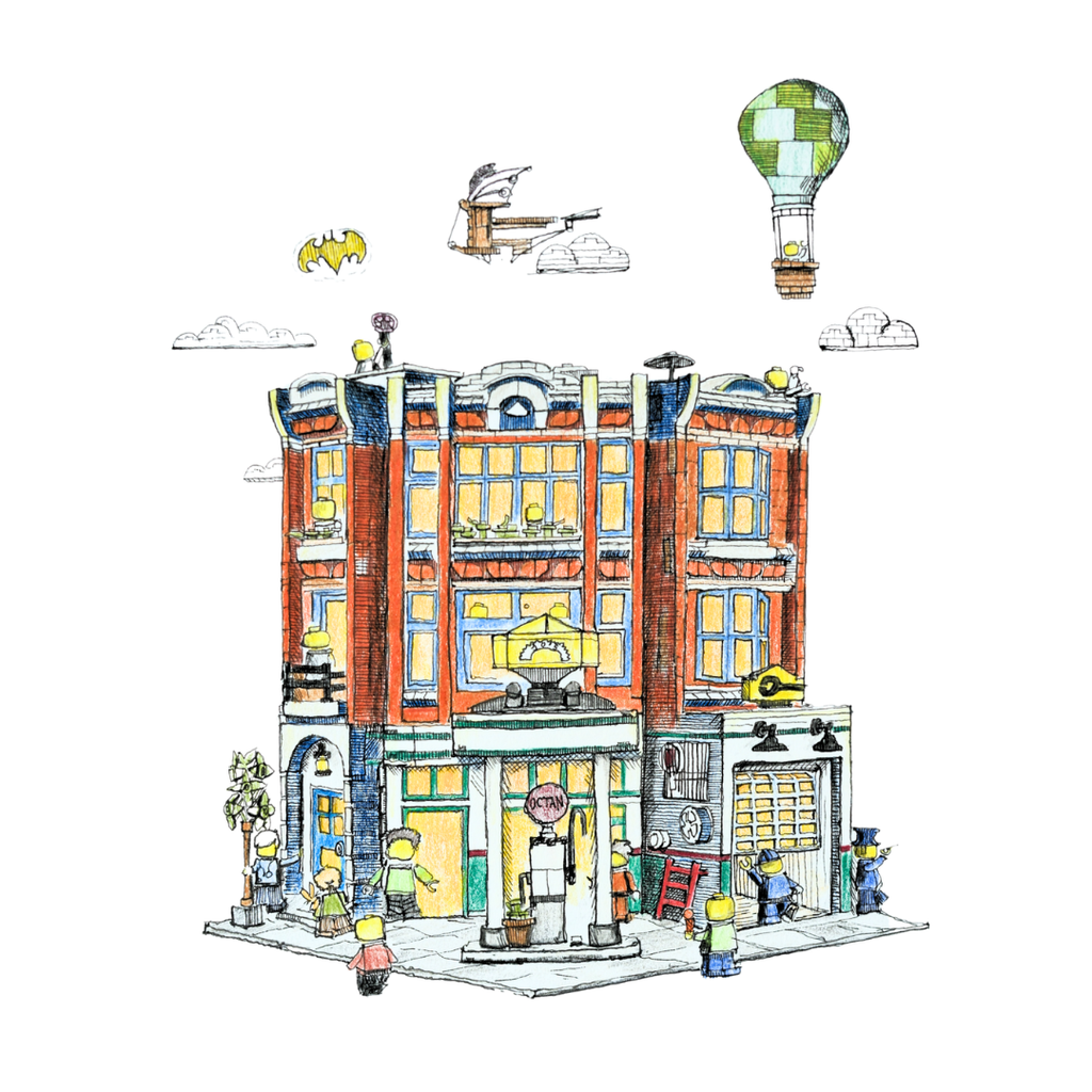 LEGO Modular Series - 6 pc Full Set - 8x10" Prints