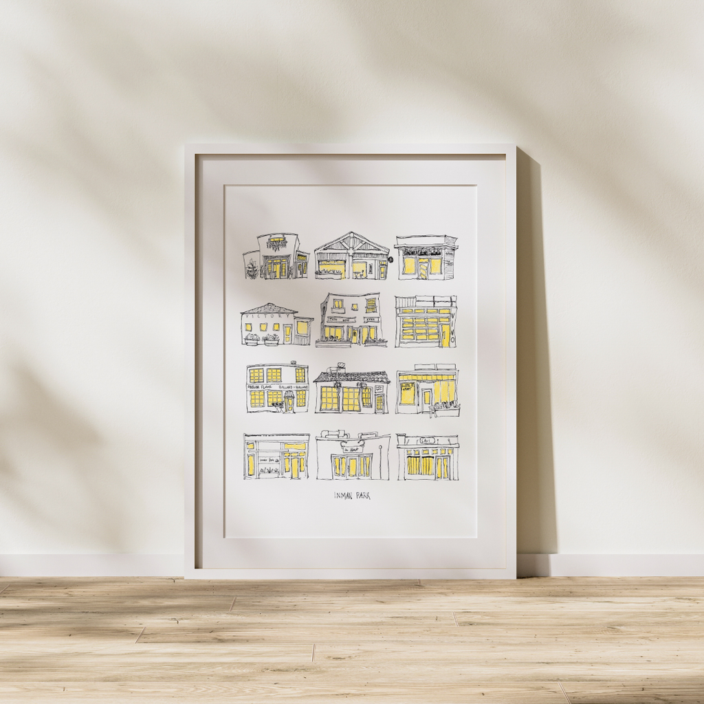 Inman Park - Lights On - 8x10" Signed Print