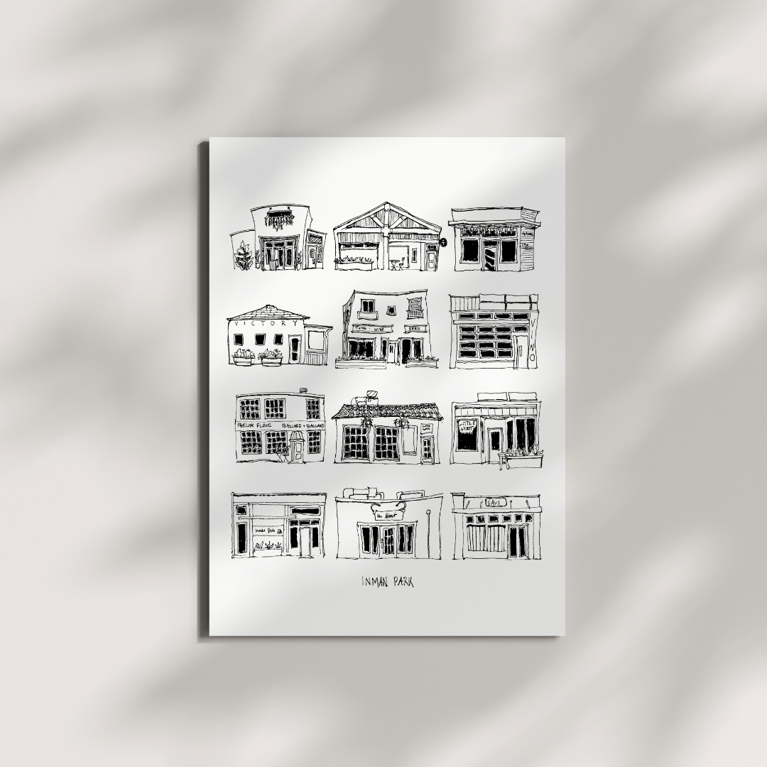 The Atlanta Series - Inman Park - 8x10" Print