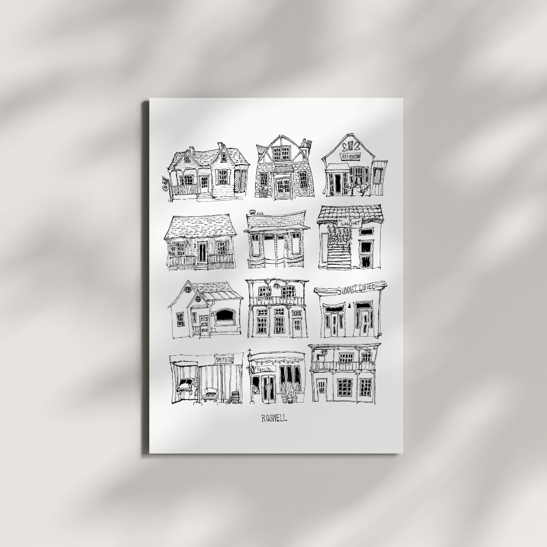 The Atlanta Series - Roswell - 8x10" Print