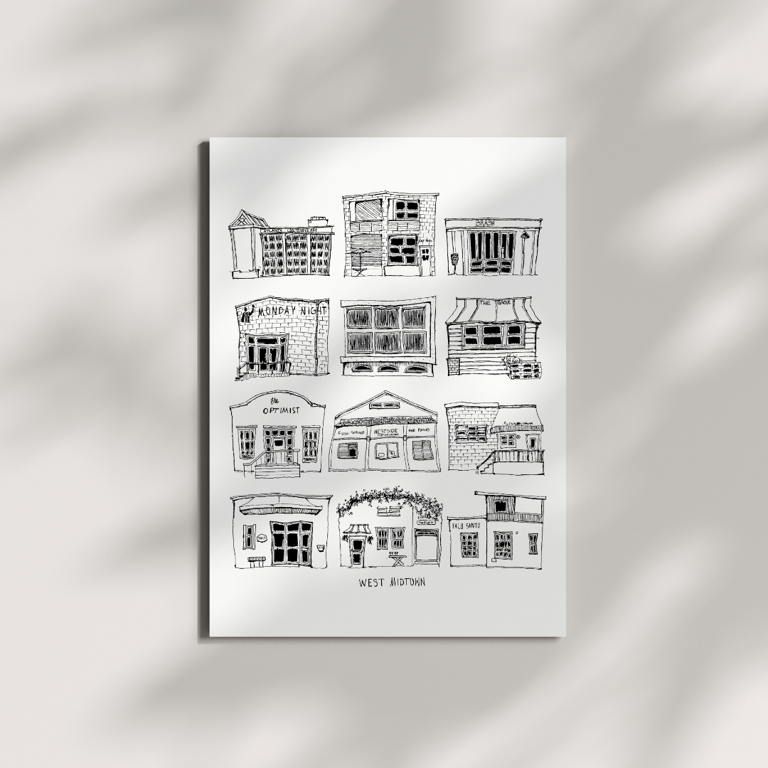 The Atlanta Series - West Midtown- 8x10" Print